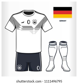 National team soccer jersey uniforms GERMANY set