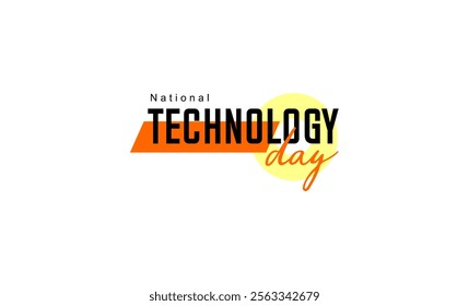 National Technology Day Holiday Concept