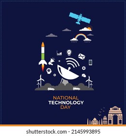 National Technology Day. India Technology Day Concept. Vector Illustration.