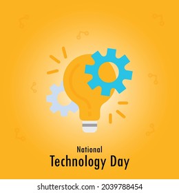 National Technology Day Vector Illustration Design Stock Vector ...