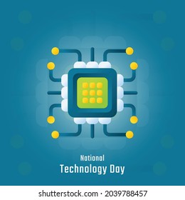 Día Nacional de la Tecnología, Diseño de ilustraciones vectoriales.