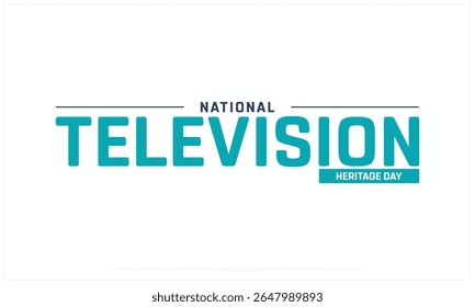 Projeto do Dia Nacional do Patrimônio Televisivo em fundo branco, Projeto Tipográfico do Dia Nacional do Patrimônio Televisivo, Projeto Vetorial do Dia Nacional do Patrimônio Televisivo, Dia Nacional do Patrimônio Televisivo