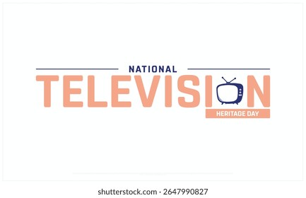 Projeto do Dia Nacional do Patrimônio Televisivo em fundo branco, Projeto Tipográfico do Dia Nacional do Patrimônio Televisivo, Projeto Vetorial do Dia Nacional do Patrimônio Televisivo, Dia Nacional do Patrimônio Televisivo