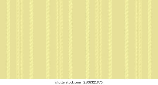 Textura nacional vertical uniforme, faixa de vetor de tela de desempenho. Fundo têxtil do padrão de várias linhas na paleta de cor amarela.