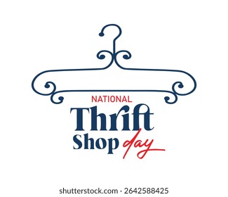 National Thrift Shop Day, background template Holiday concept