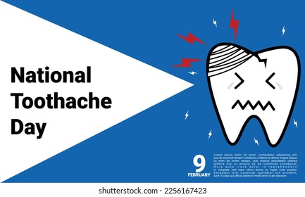 Fondo de la plantilla de diseño del vector del Día Nacional del Dolor de Días