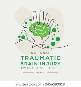 National Traumatic Brain Injury awareness month, held on April.
