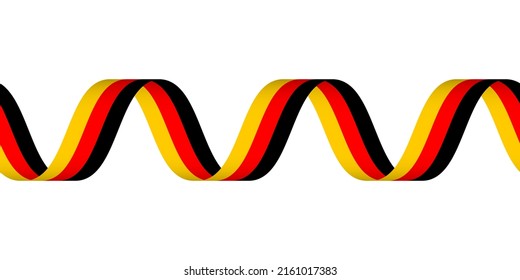 National tricolor ribbon of Germany