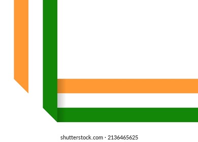 National tricolor ribbon of India