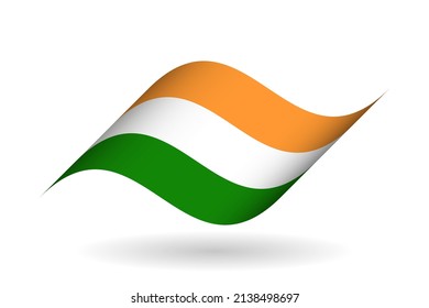 National tricolor ribbon of India