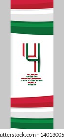 National Unity Day of Hungary vector illustration. Suitable for greeting card, poster and banner 