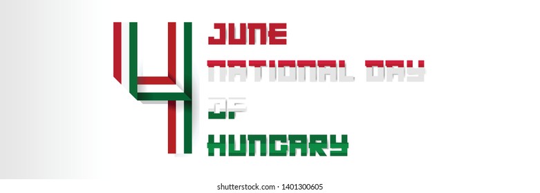 National Unity Day of Hungary vector illustration. Suitable for greeting card, poster and banner 
