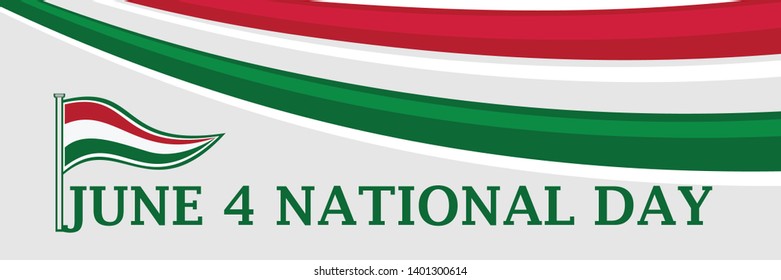 National Unity Day of Hungary vector illustration. Suitable for greeting card, poster and banner 
