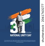  National Unity Day vector design, Sardar Vallabhbhai Patel