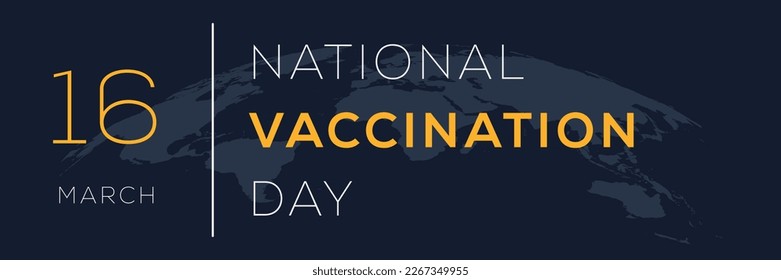 National Vaccination Day, held on 16 March.