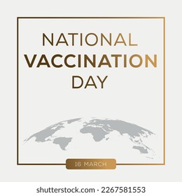 National Vaccination Day, held on 16 March.