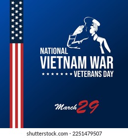 National Vietnam War Veterans Day. celebrated in March 29 th in USA