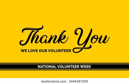 National Volunteer Week, holiday concept