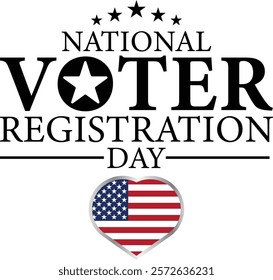 National Voter Registration Day background