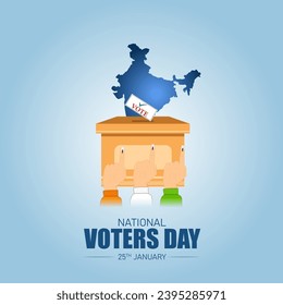 El Día Nacional de los Votantes se celebra en India el 25 de enero. Conmemora el día de fundación de la Comisión Electoral de la India, establecida en 1950.