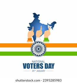 National Voters' Day is observed in India on January 25th. It commemorates the foundation day of the Election Commission of India, established in 1950.