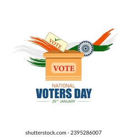 El Día Nacional de los Votantes se celebra en India el 25 de enero. Conmemora el día de fundación de la Comisión Electoral de la India, establecida en 1950.