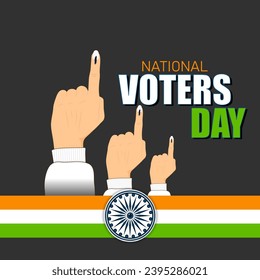 El Día Nacional de los Votantes se celebra en India el 25 de enero. Conmemora el día de fundación de la Comisión Electoral de la India, establecida en 1950.