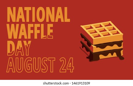 National Waffle Day Images, Stock Photos & Vectors | Shutterstock