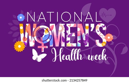 National Women's Health Week starts each year on Mother's Day to encourage women to make their health and wellness a priority. it is observed to encourage all women to be as healthy as possible. Art