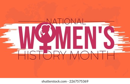 National Women's History Month. Often-overlooked contributions of women to history concept campaign on March