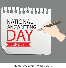 National Writing Day is an annual celebration in the UK that encourages people of all ages to express themselves through writing. 