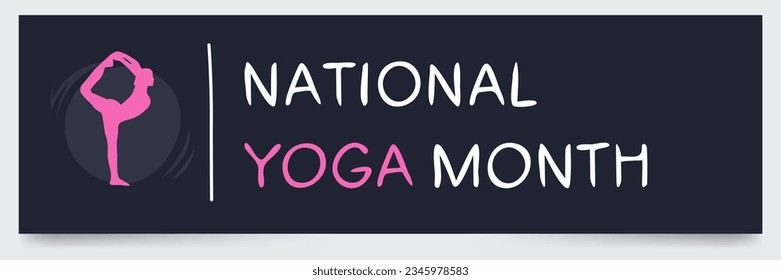 National Yoga Month, held on September.