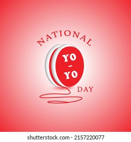 National yo-yo day social media banner poster design template