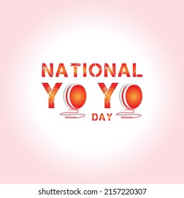 National yo-yo day social media banner poster design template