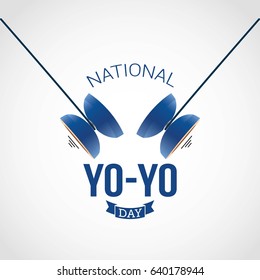 National Yo-yo Day Vector Design