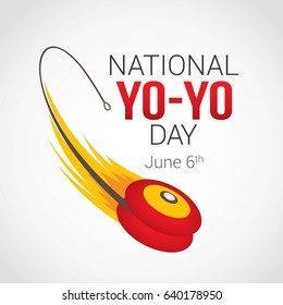 National Yo-yo Day Vector Design