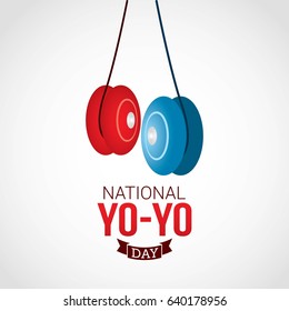 National Yo-yo Day Vector Design