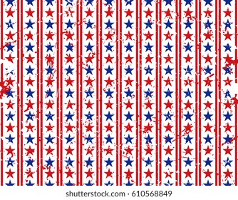 Nationalism American star theme background. grunge