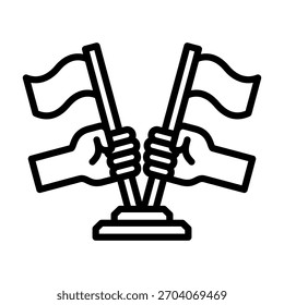 Elemento Icono De Nacionalismo Para Diseño Y Vector