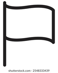 Nationality icon in outline and vector format.