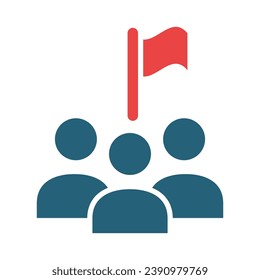 Nations Vector Glyph Two Color Icon For Personal And Commercial Use.

