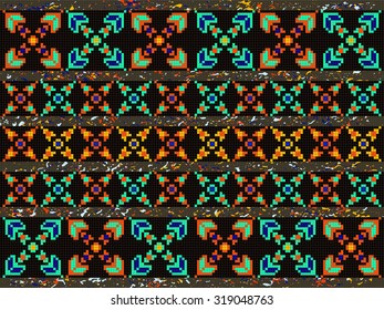Native abstract background. Ethnic background with trendy national elements. Vector background can be used for web design, textures and fashion textile fabric, cases, printed products.