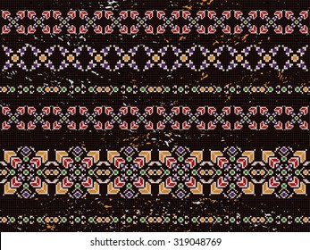 Native abstract background. Ethnic background with trendy national elements. Vector background can be used for web design, textures and fashion textile fabric, cases, printed products.