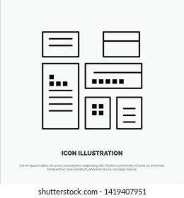 Native, Advertising, Native Advertising, Marketing Line Icon Vector