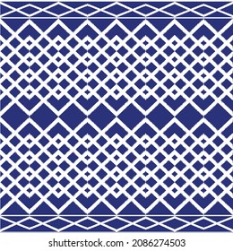 Native African fabric pattern,Ethnic geometric pattern vector design for traditional background of raw materials or garments or wraps or batik.