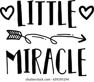 Native american accessory with arrow Little Miracle isolated on white. Vector illustration
