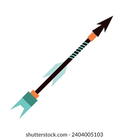 native american arrow ancient illustration