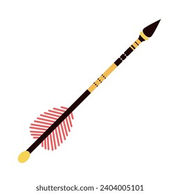 native american arrow isoalted design