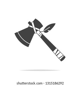 Native American Axe Icon Vector Isolated Stock Vector (Royalty Free ...