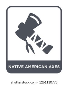 native american axes icon vector on white background, native american axes trendy filled icons from Culture collection, native american axes simple element illustration
